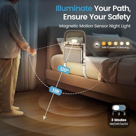 ADERI Adjustable Bed Rails for Elderly Adults Safety